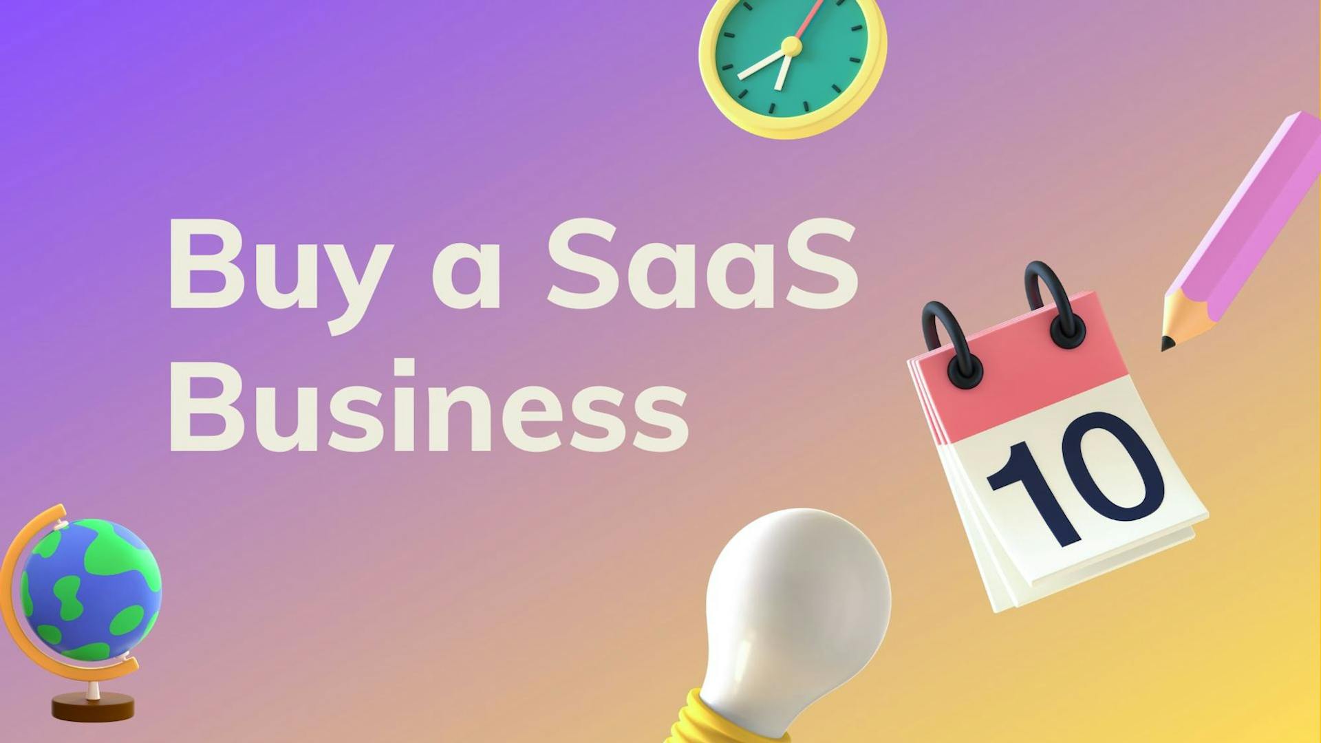 Cover Image for Buy a SaaS Business