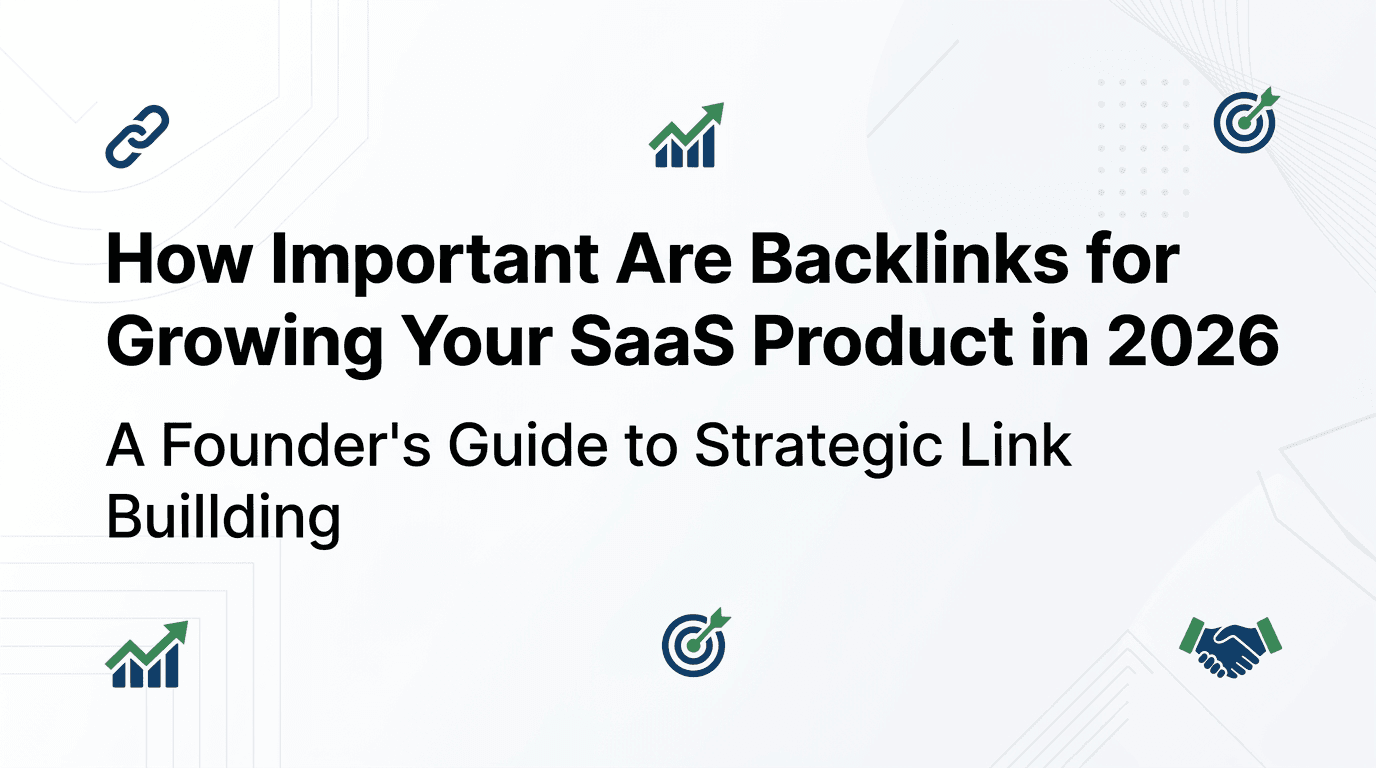 How Crucial Are Backlinks for Your SaaS Product's Growth in 2026?